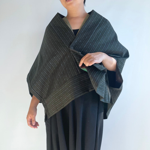 ☆ 訪問着 総絞り 花模様 地紙 黒色 しつけ糸 ふくよかサイズ K-5398 訪問着 総絞り 花模様 地紙 黒色 しつけ糸 ふくよかサイズ K-5398