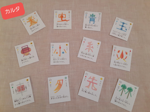 小学１年生漢字成り立ちカードゲーム (Miku様専用) 5枚目の画像