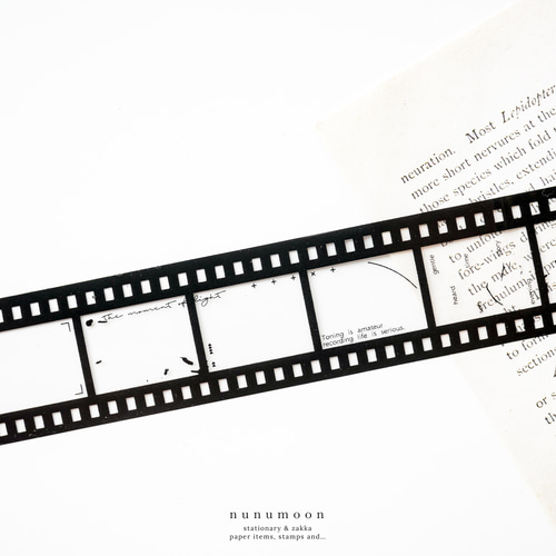 海外 フィルム風英字クリアテープ 1個 films [AU992] マスキングテープ