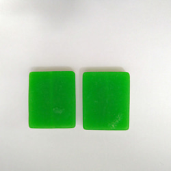 麻雀牌（八萬）パーツ　白×緑　アクリル　樹脂　パーツ 4枚目の画像