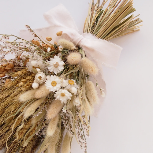 ドライフラワースワッグ ピュアナチュラル ドライフラワー posy-flower