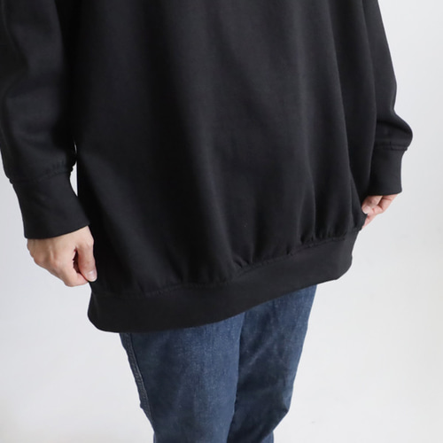 ラスト1 最終SALE 裏起毛スウェット ドルマン袖 お尻隠れる