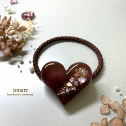 チョコミントの世界 デザートデザインラウンドレジンヘアゴム チョコミントの世界 デザートデザインラウンドレジンヘアゴム