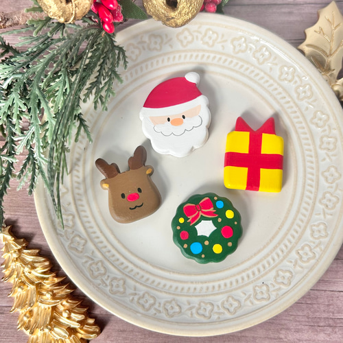 クリスマス4点セット マグネット2 マグネット Curumo 通販｜Creema 