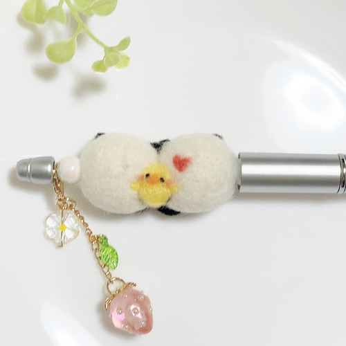 ♡ぎゅーっ♡ハグするおもちパンダちゃん♡羊毛フェルト カスタム