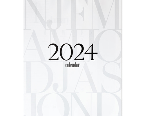 ドレジャー CATS 2024年 スモールカレンダー 壁掛け モノクロ 楽天市場