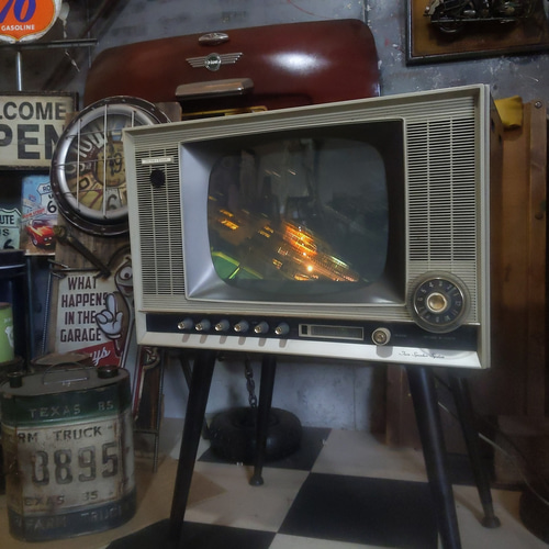 ブラウン管テレビ（改） 液晶カラーテレビ #ヴィンテージ家具