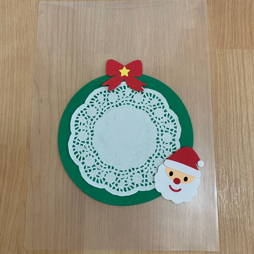 クリスマス☆リース☆製作☆台紙8枚セット 型紙 SMILE 通販 16785671