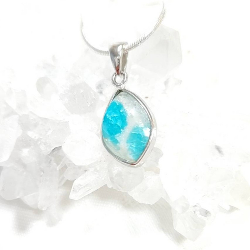 アマゾナイトシリカ◇高品質ペンダントトップ◇天然石◇《限定一点物》