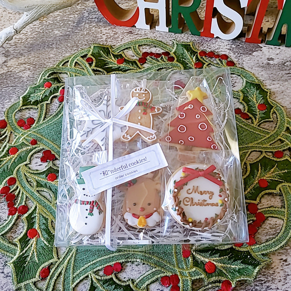 クリスマスクッキーセット 2枚目の画像