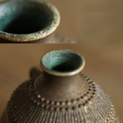罐子/尺寸 3（金墊和土耳其）花瓶/單一花瓶 第6張的照片