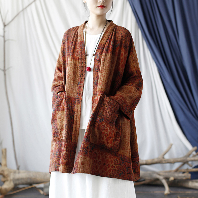 ☆丈カット無料☆羽織 　コート　チャイナドレス 風 2399