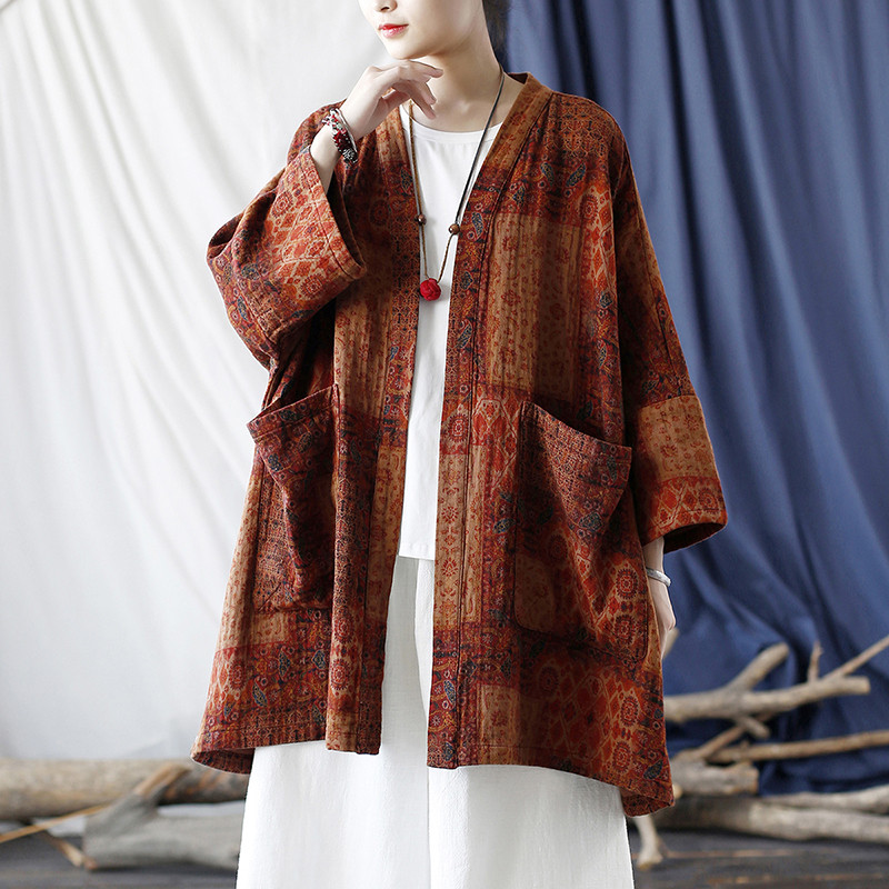 ☆丈カット無料☆羽織 　コート　チャイナドレス 風 2399