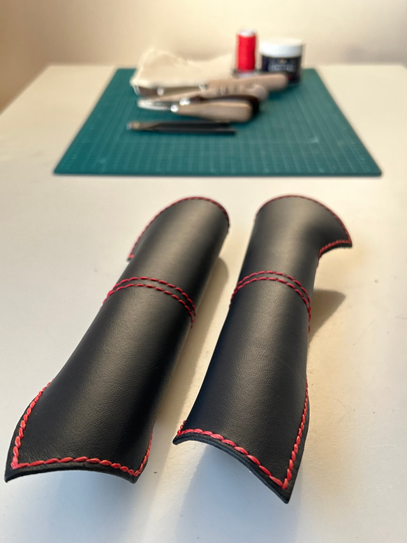 トヨタ86(ZN6)スバルBRZ ドアハンドルカバー ♪姫路レザー♪ブラック