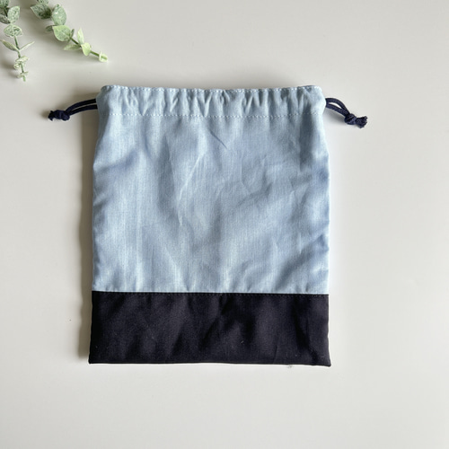 給食・コップ袋・20×18】名入れOK・車刺繍・男の子・コットン・入園