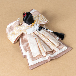ことの平安ひな（3HT-0300）（つき）手描桜　収納｜コンパクトな雛人形｜ひな祭り｜雛人形｜ひな人形｜コンパクト 5枚目の画像