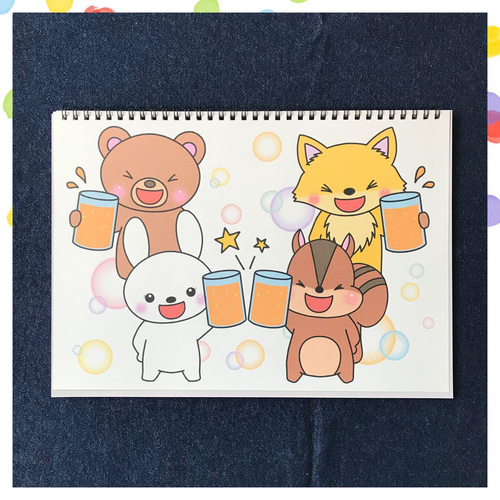 スケッチブックシアター ミックスジュース 保育教材 保育園