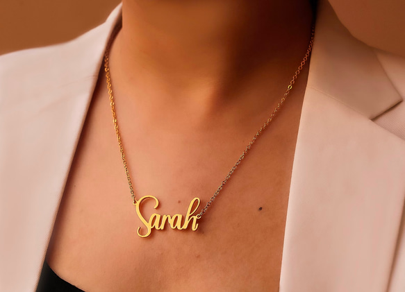 オーダーメイド 名入れネックレス 名前ネックレス ネームネックレス  