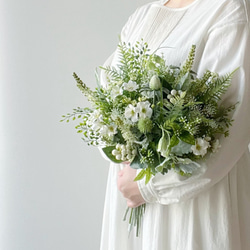 即納OK！】究極のナチュラル♡グリーンブーケ ガーデンウエディング