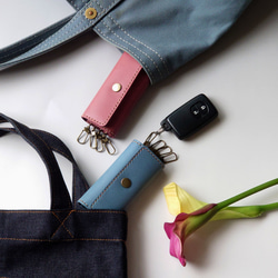 結婚祝・記念日に! 赤ハート4連ペアキーケース【ピンク・ブルー】※袋ラッピング無料 11枚目の画像