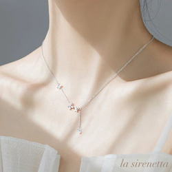 butterfly choker necklace *SV925 9枚目の画像