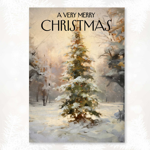 星降る森のクリスマス ☆絵画 軽井沢高原教会 星降る森のクリスマス 2019 –