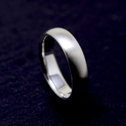 Sleek Ring / 5mm Silver ring カスタムオーダー制作/ 受注製作シルバーリング　甲丸形状 3枚目の画像