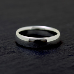 Sleek Ring / 5mm Silver ring カスタムオーダー制作/ 受注製作シルバーリング　甲丸形状 2枚目の画像