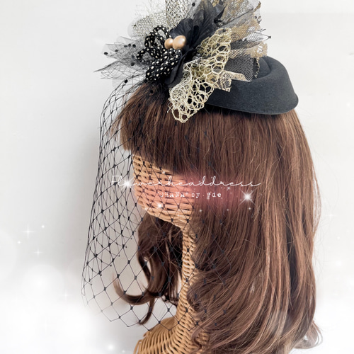 トーク帽 トークハット カクテルハット 成人式 髪飾り 振袖 卒業式 袴