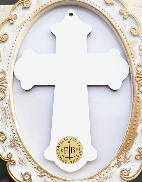 ✨giftset✨ブルーオパールのお祈りリングと十字架set✨ 15枚目の画像