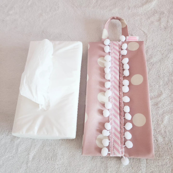 層壓無盒紙巾盒粉紅色 第4張的照片