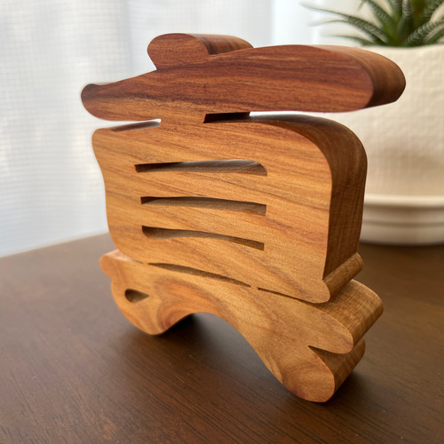 木製 漢字 オブジェ 1文字 お好きな文字の置物 表札・ネームプレート