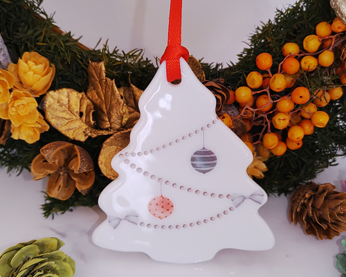 磁気(陶器)のクリスマスオーナメント(ツリー) オーナメント2023 磁気(陶器)のクリスマスオーナメント(ツリー) オーナメント2023
