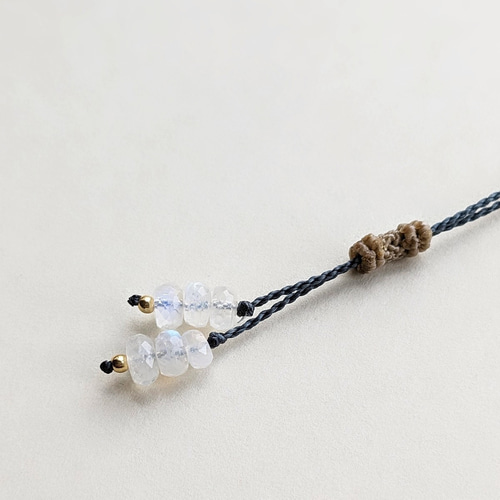 薄明】シトリン マクラメ編みネックレス ネックレス・ペンダント 天然