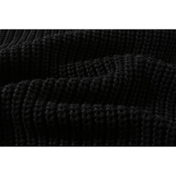 カーディガン　コットンニットセーター　ニットジャケット　ブラック　L288BL 12枚目の画像