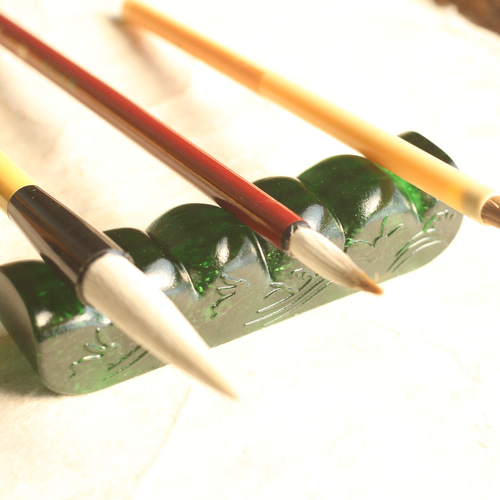 大理石文房具 諸々5点 筆筒 筆置き 容器 筆記用具 筆入・B19】水滴