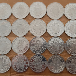 硬貨 イギリス  ハーフクラウン 20枚セット 英国コイン 1947~1967  美品です 本物 1枚目の画像