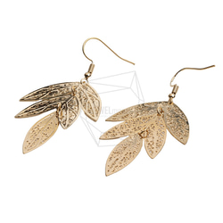 ERG-2554-G【2個入り】マルチペタルフックピアス,Multi-Petal  Hook Earring 2枚目の画像