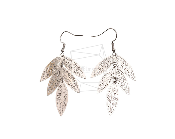 ERG-2554-R【2個入り】マルチペタルフックピアス,Multi-Petal  Hook Earring 1枚目の画像