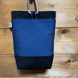 小型犬用　撥水帆布の消臭マナーポーチ　7色からお選び下さい 5枚目の画像