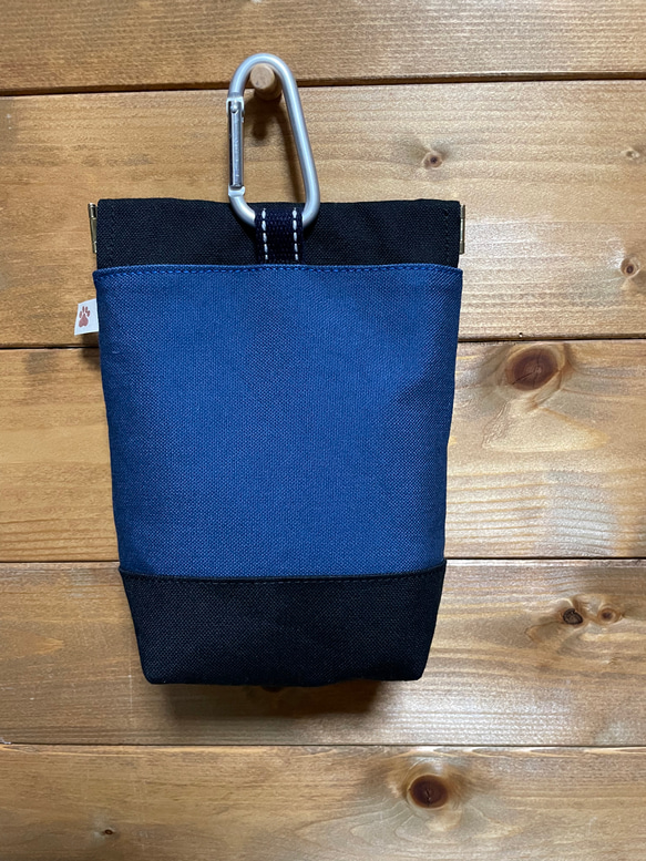 小型犬用　撥水帆布の消臭マナーポーチ　7色からお選び下さい 5枚目の画像