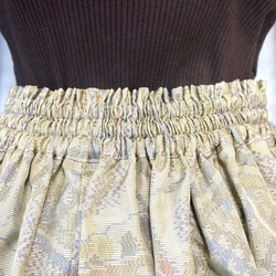 着物リメイクスカート&スヌード〜四季で心地良い上質大島紬素材〜kimono remake  skirt よかきもの 4枚目の画像