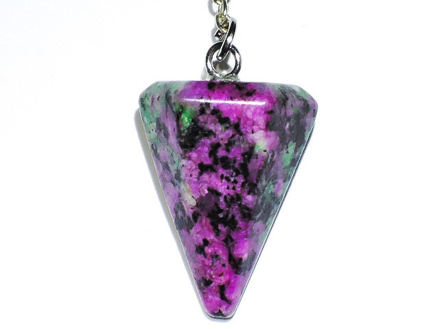 ★ルビーインゾイサイト★ペンデュラム★ヒーリングアイテム★ダウジング★天然石ゾイサイトルビー＆ローズクォーツ★