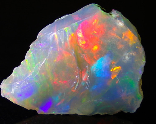 ☆エチオピアンオパール ラフ 原石☆ 約290ct 鉱物標本