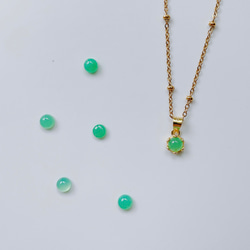 k18 緑色天然石　ネックレストップ ペンダントトップ 楽天市場】1点もの K18 エメラルド ペンダントトップ