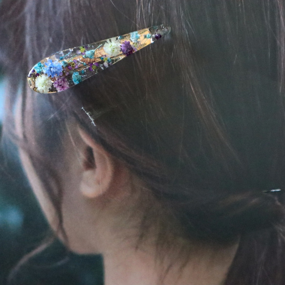 【選べる5デザイン♪︎】お花のヘアクリップmarry.c's handmadeaccessory 12枚目の画像