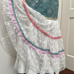 フラメンコ衣装　ティアードファルダ・ピキージョセット 6枚目の画像