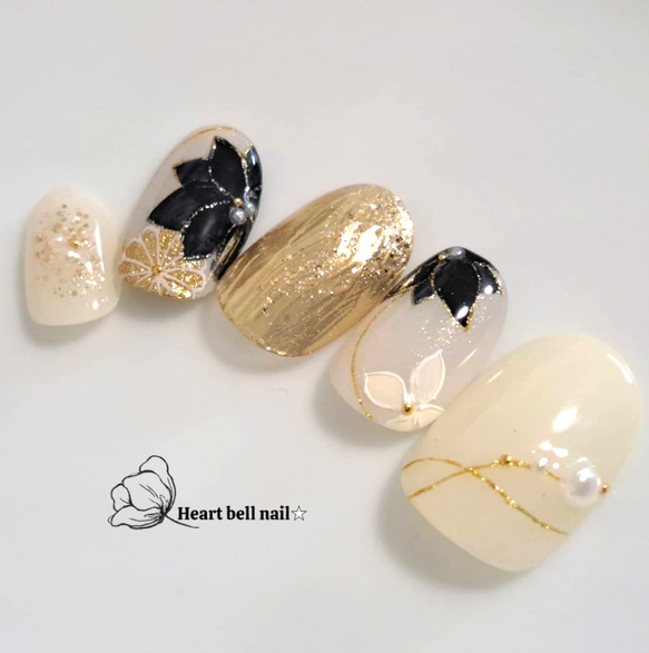 即購入❌ ネイルチップ ニュアンス卒業式 成人式 前撮り 振袖 袴 着物 和