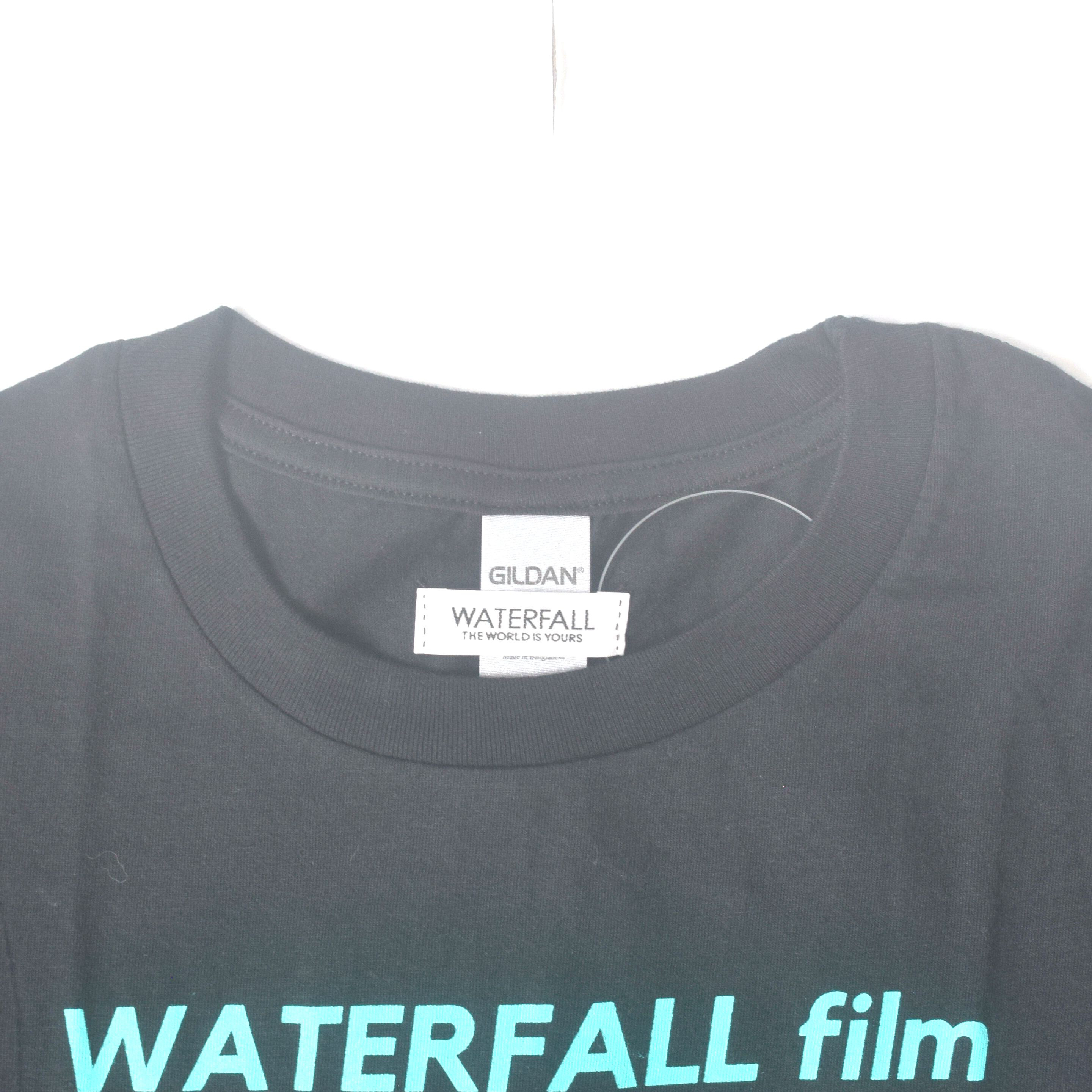 架空の フランス映画『Noir Desir ノワール・デジール』Tシャツ  ブラック　Sサイズ　WATERFALL