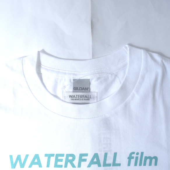 架空の フランス映画『Noir Desir ノワール・デジール』Tシャツ  ホワイト　Mサイズ　WATERFALL 4枚目の画像